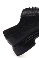 Men's Black Lace-Up Thick-Soled Leather Casual Shoe | Derimod