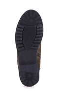 Zippered Women's Suede Boots | Derimod