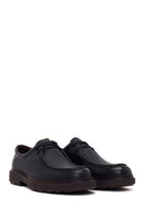 Male Black Lace-up Leather Casual Shoes | Derimod