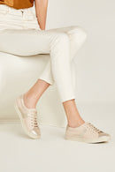 Women's Lame Detailed Sneaker | Derimod
