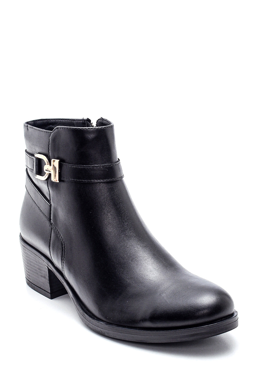 Women's Zippered Mid-Heel Boots