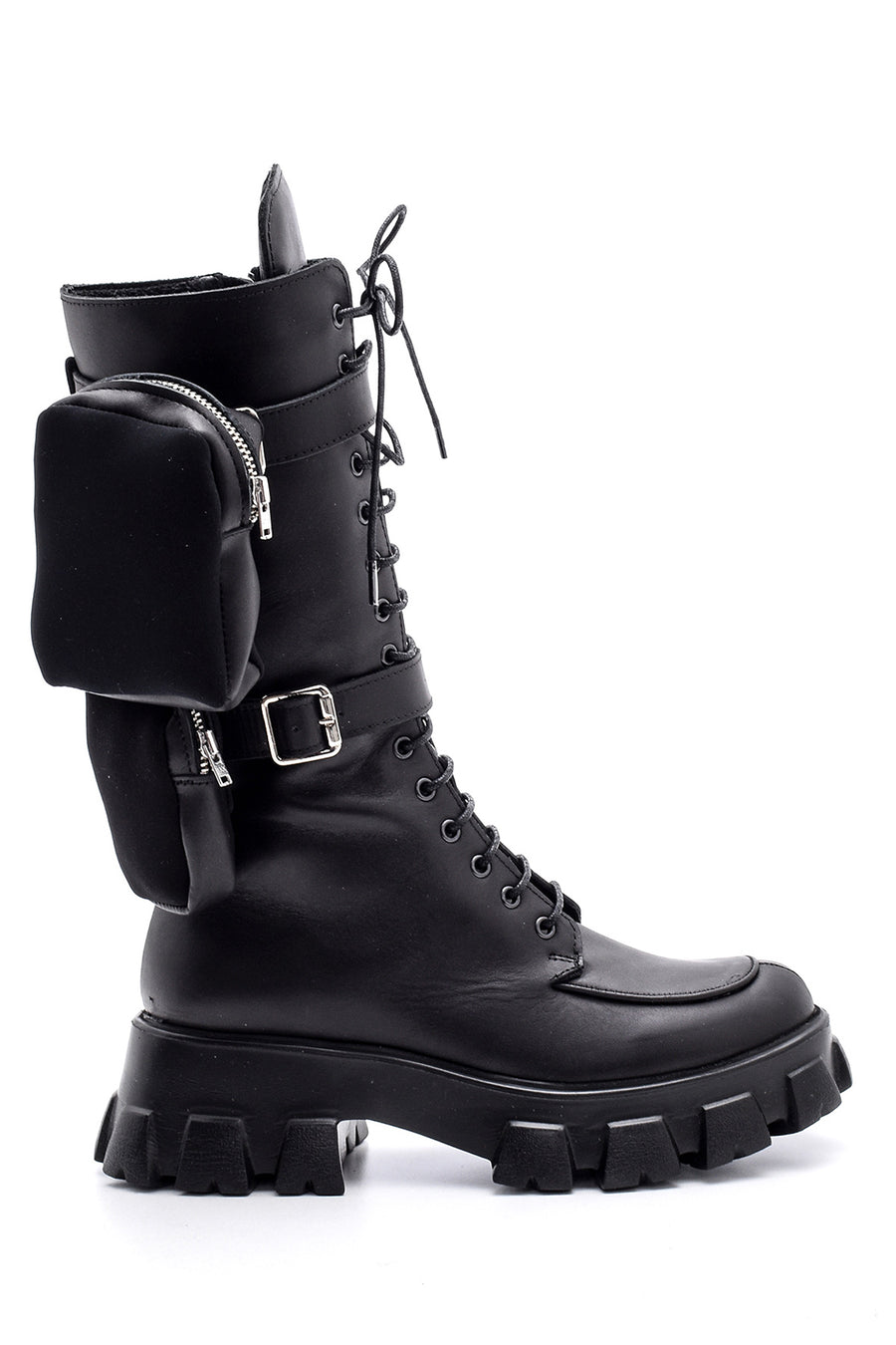 Women's Leather Bag Detailed Boots 19WFD243918 | Derimod