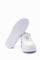 Men's Zipper Detailed Leather Sneaker | Derimod