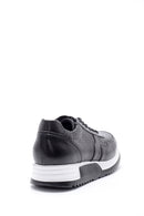 Men's Crocodile Pattern Detailed Leather Sneaker | Derimod