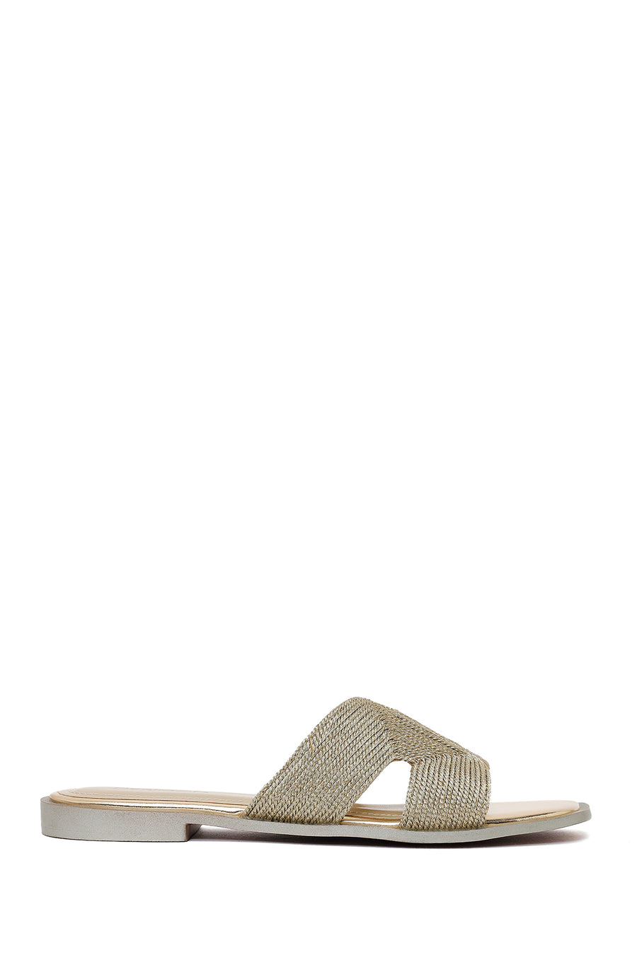 Woman Gold Metallic Slipper 26SFE480232 | Derimod