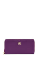 Women's Purple Strap Detailed Wallet | Derimod