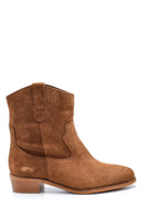 Women's Suede Cowboy Boots | Derimod