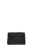 Women's Black Chain Strap Embellished Evening Bag | Derimod