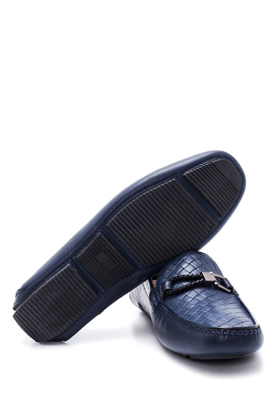Erkek Deri Baskılı Loafer