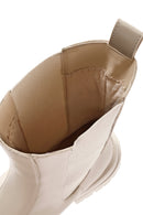 Women's Cream Chelsea Boots | Derimod
