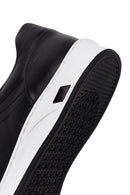 Male Black Lace-Up Leather Sneaker | Derimod