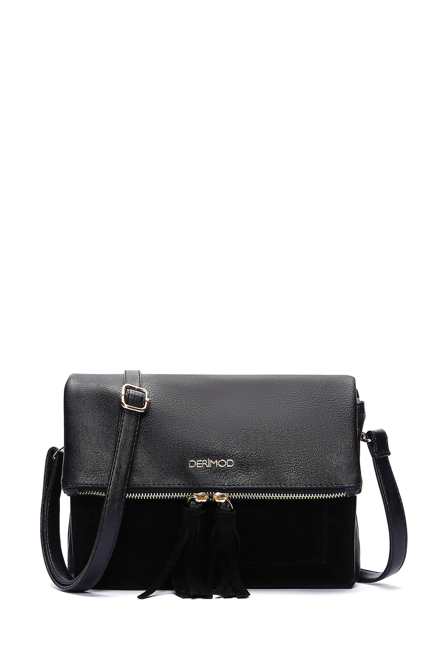Women's Black Long Strap Crossbody Bag 24SBD210414 | Derimod