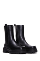 Women's Black Zipper Boots | Derimod