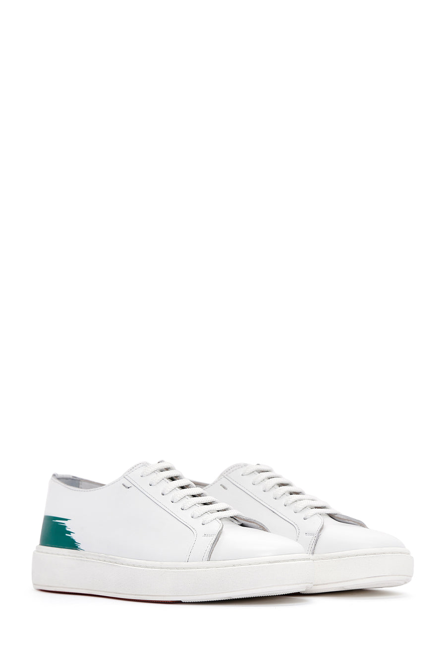 Erkek Beyaz Deri Sneaker