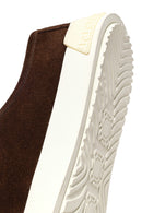 Male Brown Lace-Up Thick-Soled Suede Leather Casual Shoes | Derimod