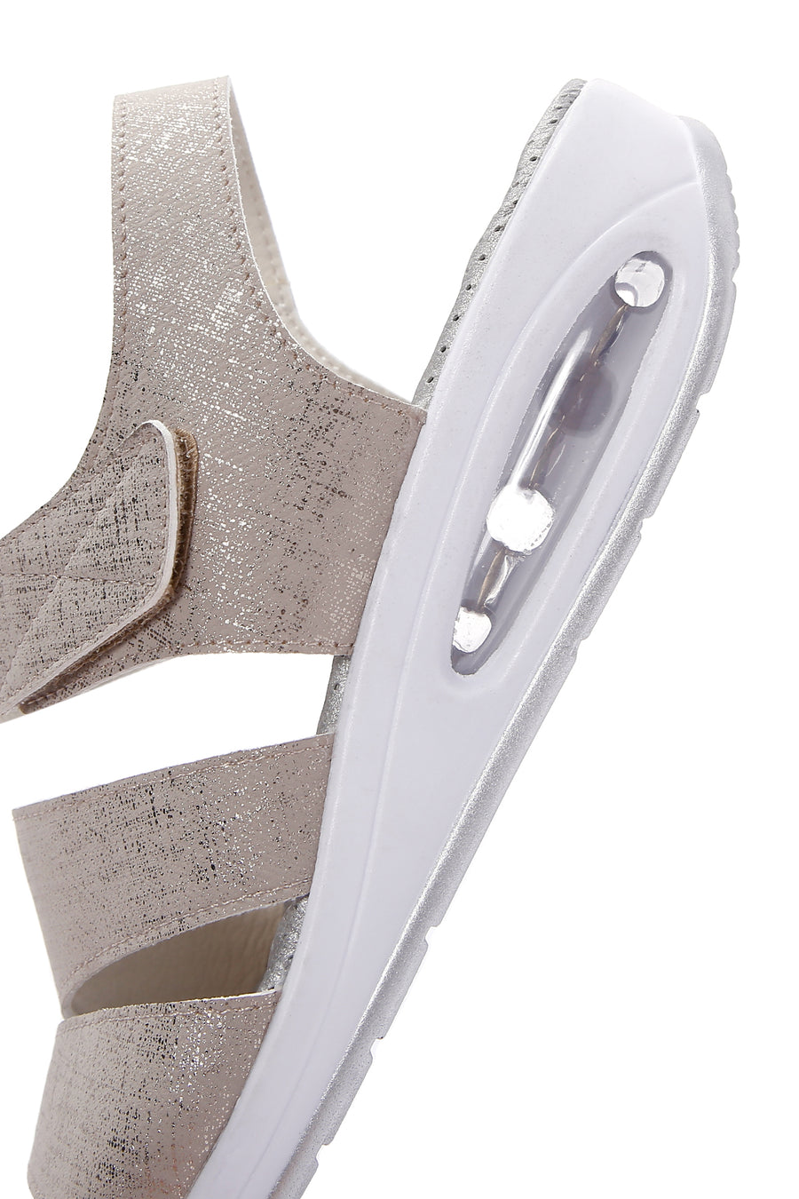 Women's Beige Comfort Sandals