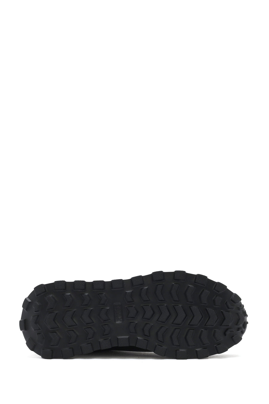 Women's Black Lace-Up Side Zip Leather Sneakers