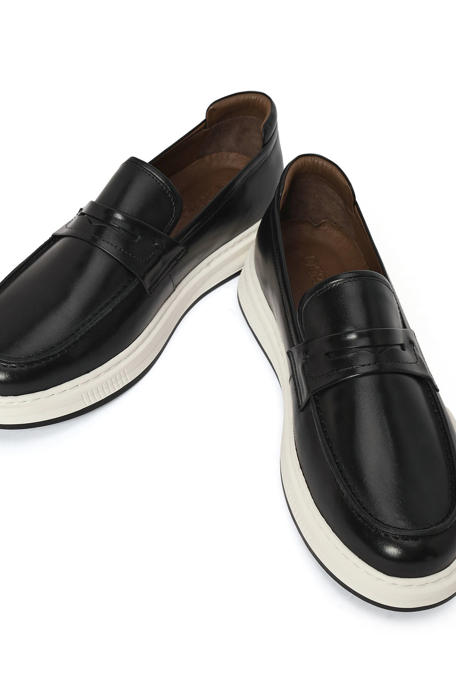 Erkek Siyah Deri Casual Loafer