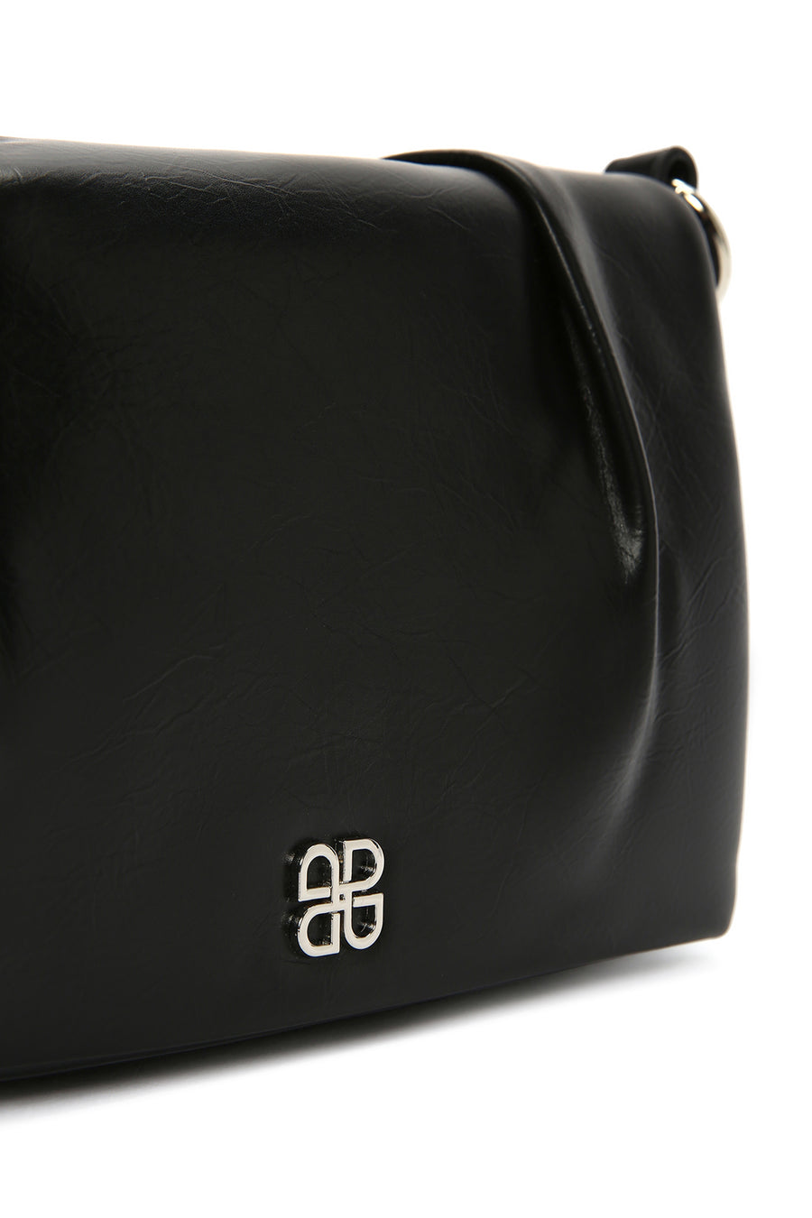 Women's Black Chain Strap Crossbody Bag