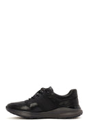 Men's Black Lace-up Leather Sneaker | Derimod