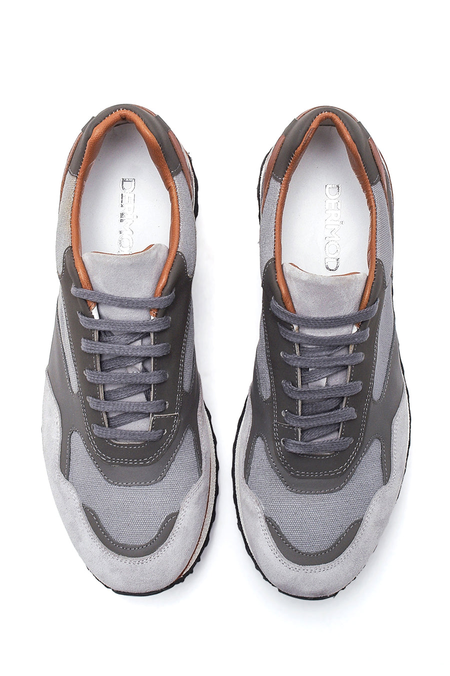 Men's Leather Suede Detailed Sneaker