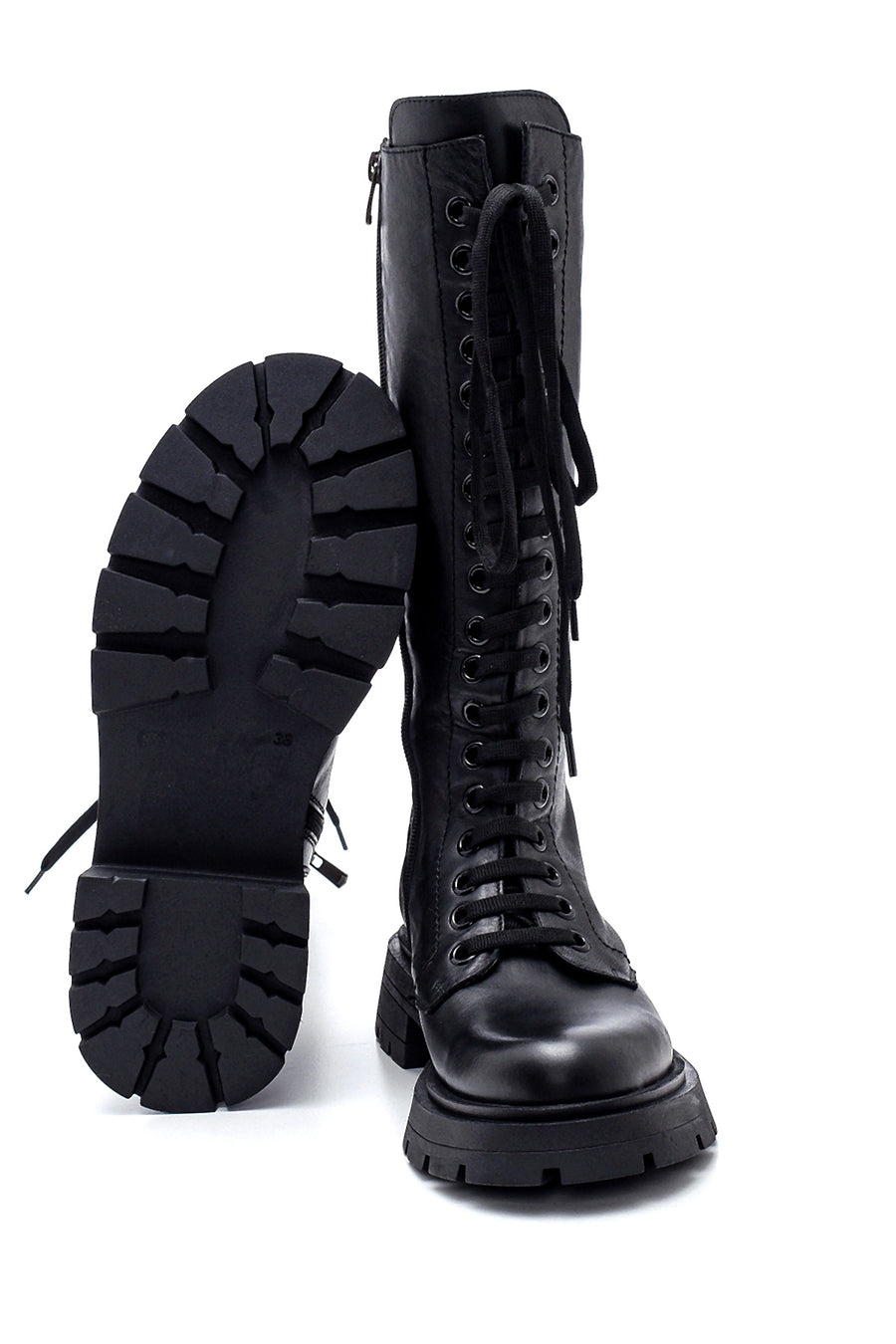 Women's Leather Lace Up Boots