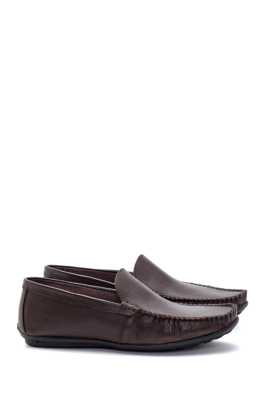 Men's Brown Leather Casual Loafer