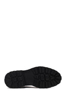 Male Navy Blue Lace-up Suede Casual Boots | Derimod
