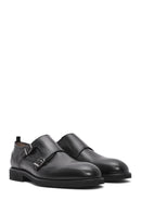 
Men's Black Double Buckle Leather Classic Shoe
 | Derimod