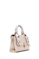 Women's Cream Long Strap Handbag with Accessory Detail | Derimod