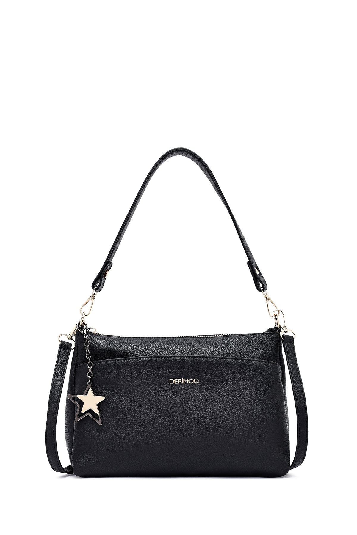 Women's Black Long Strap Accessory Handbag 25SBD2026FT | Derimod