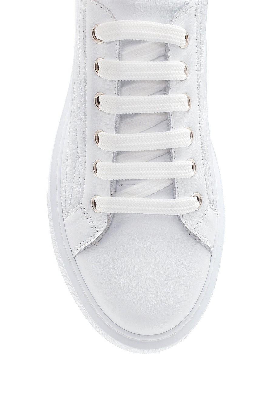 Kadın Deri Desenli Sneaker