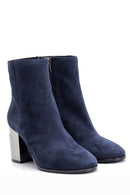 Women's Heeled Suede Leather Boots | Derimod