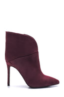 Women's Leather Suede Heeled Boots | Derimod