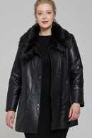 Longchamp Women's Leather Jacket | Derimod