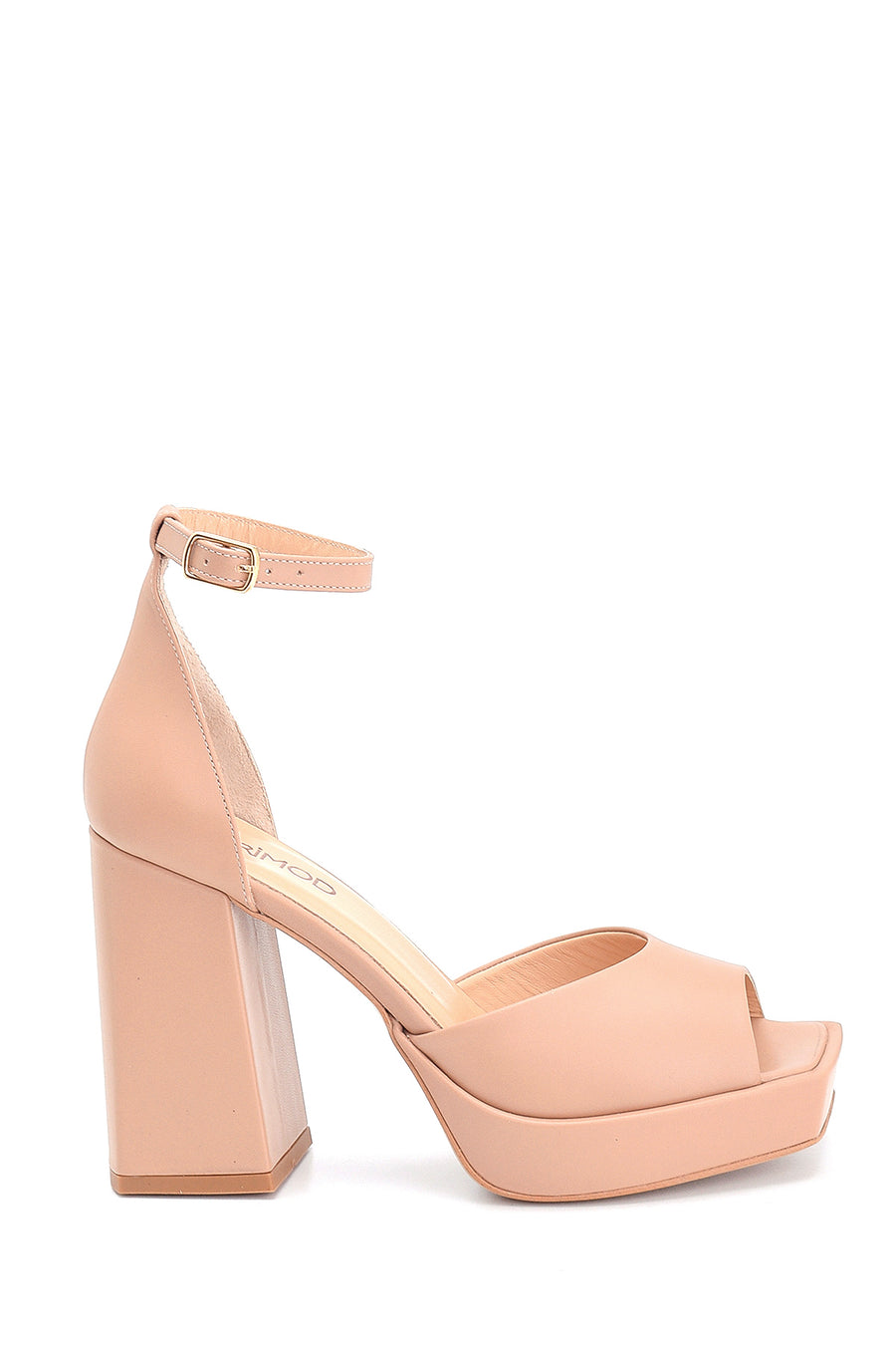 Women's Leather High Heel Sandals 21SFD110718 | Derimod