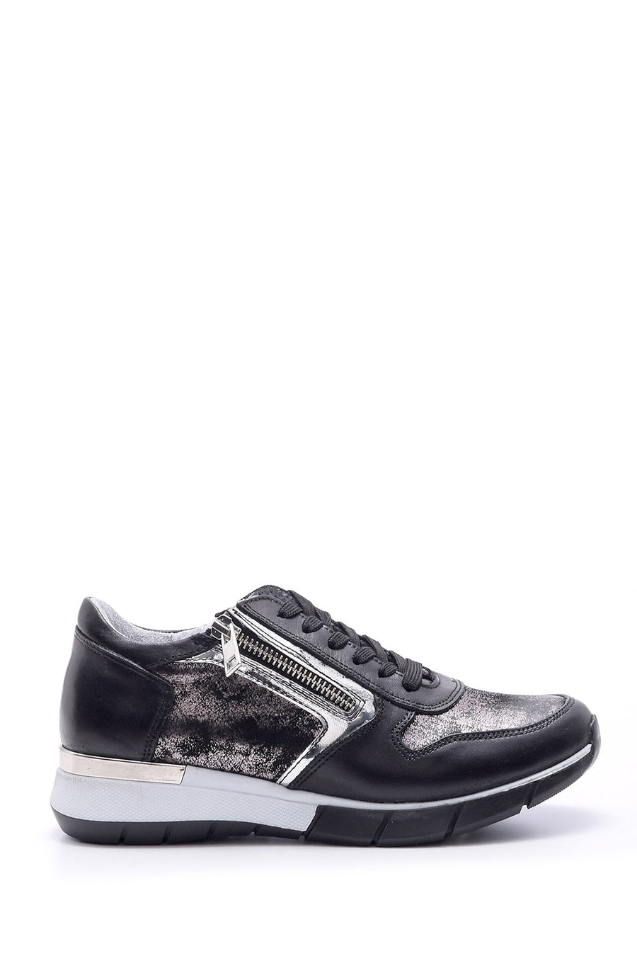 Kadın Fermuar Detaylı Sneaker 19WFD121214 | Derimod