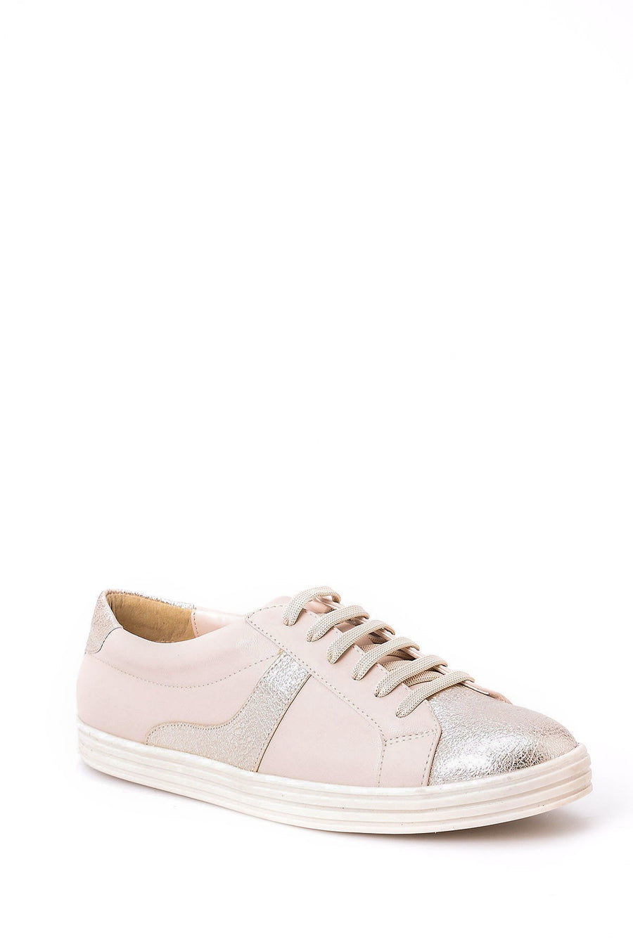 Women's Lame Detailed Sneaker