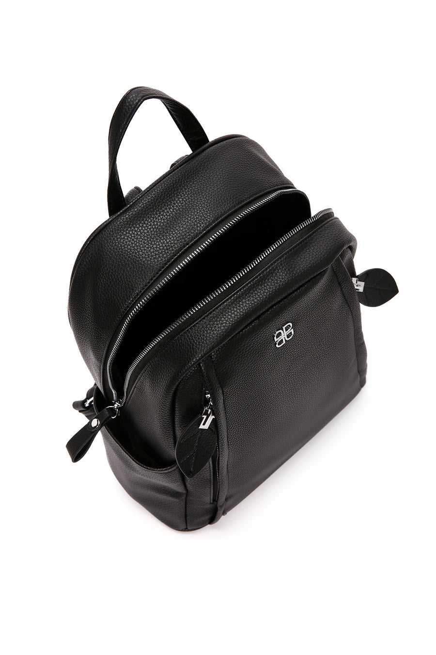 Woman Black Backpack