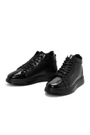 Men's Black Lace-Up Leather Sport Boots | Derimod