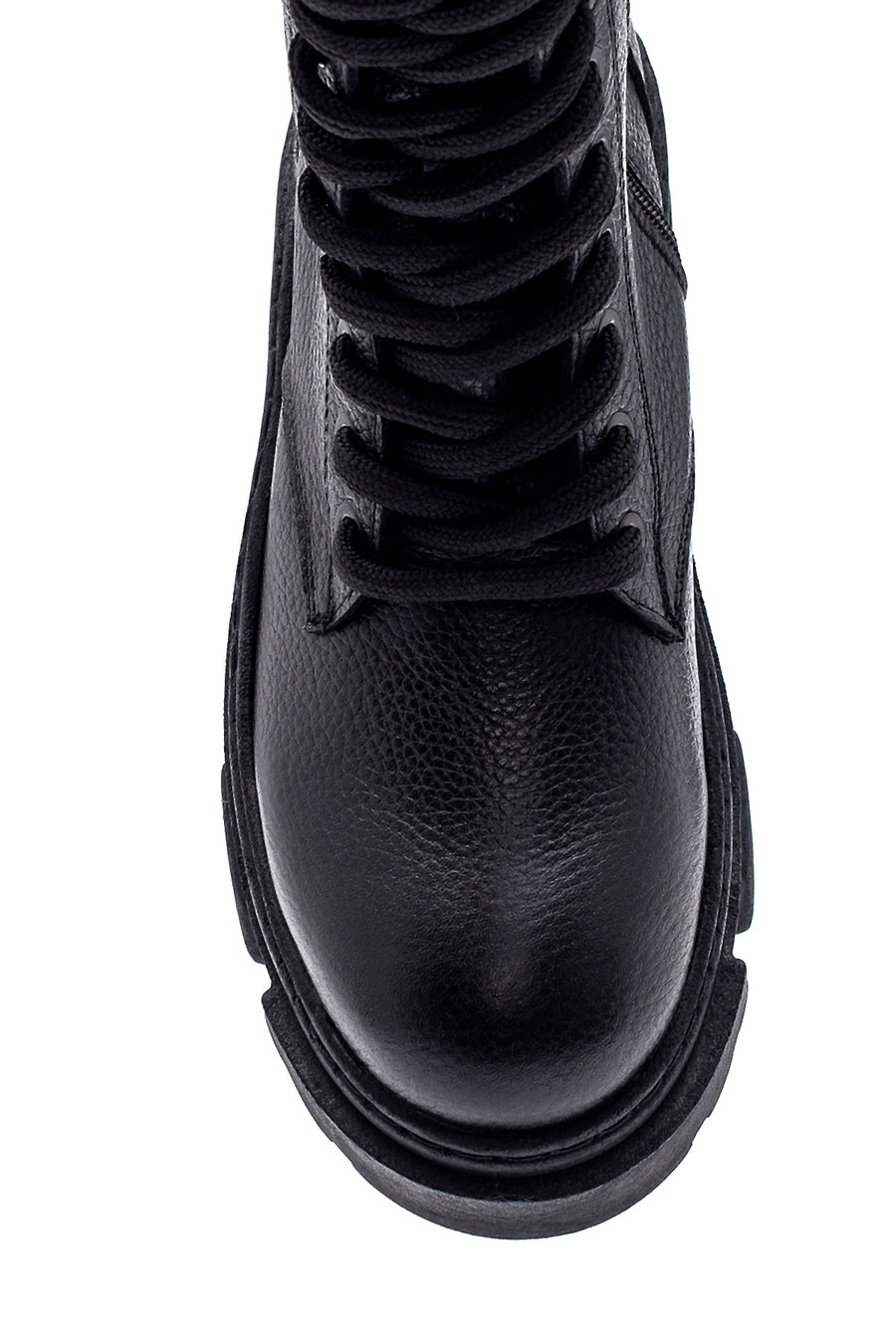 Women's Leather High Sole Boots