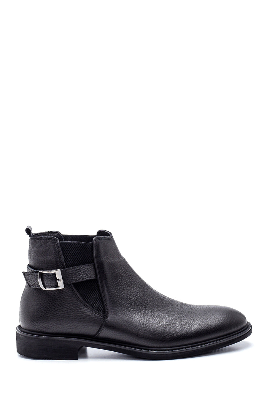 Men's Leather Buckle Boots 21WFD6572FT | Derimod