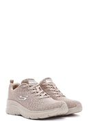 Skechers Women's White Uno Court Lace-Up Chunky Sole Leather Sneakers | Derimod