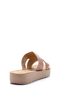 Women's Crocodile Pattern Slippers | Derimod