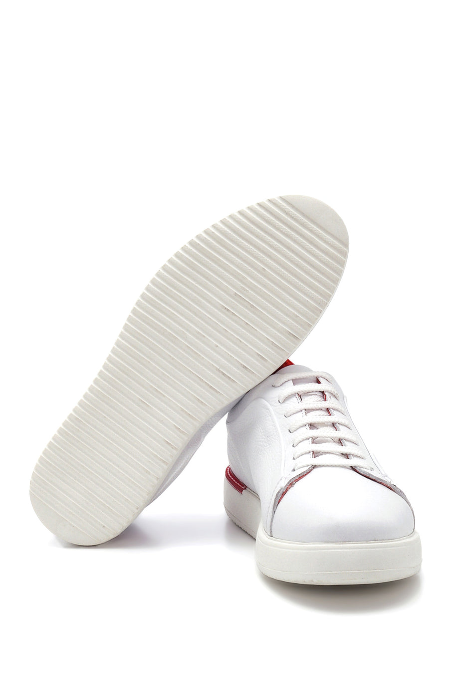 Men's White Leather Sneaker