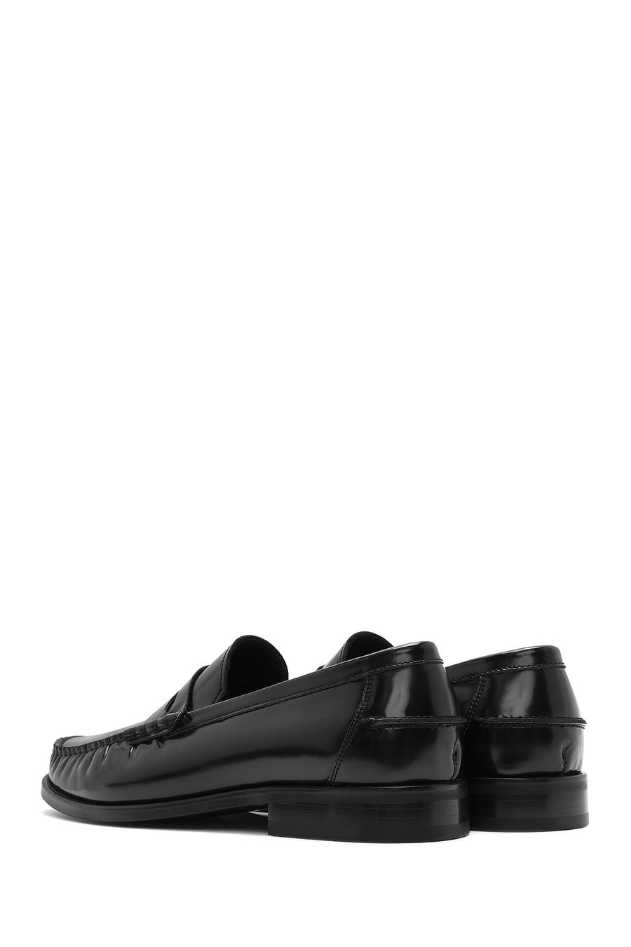 Men's Black Leather Classic Loafer