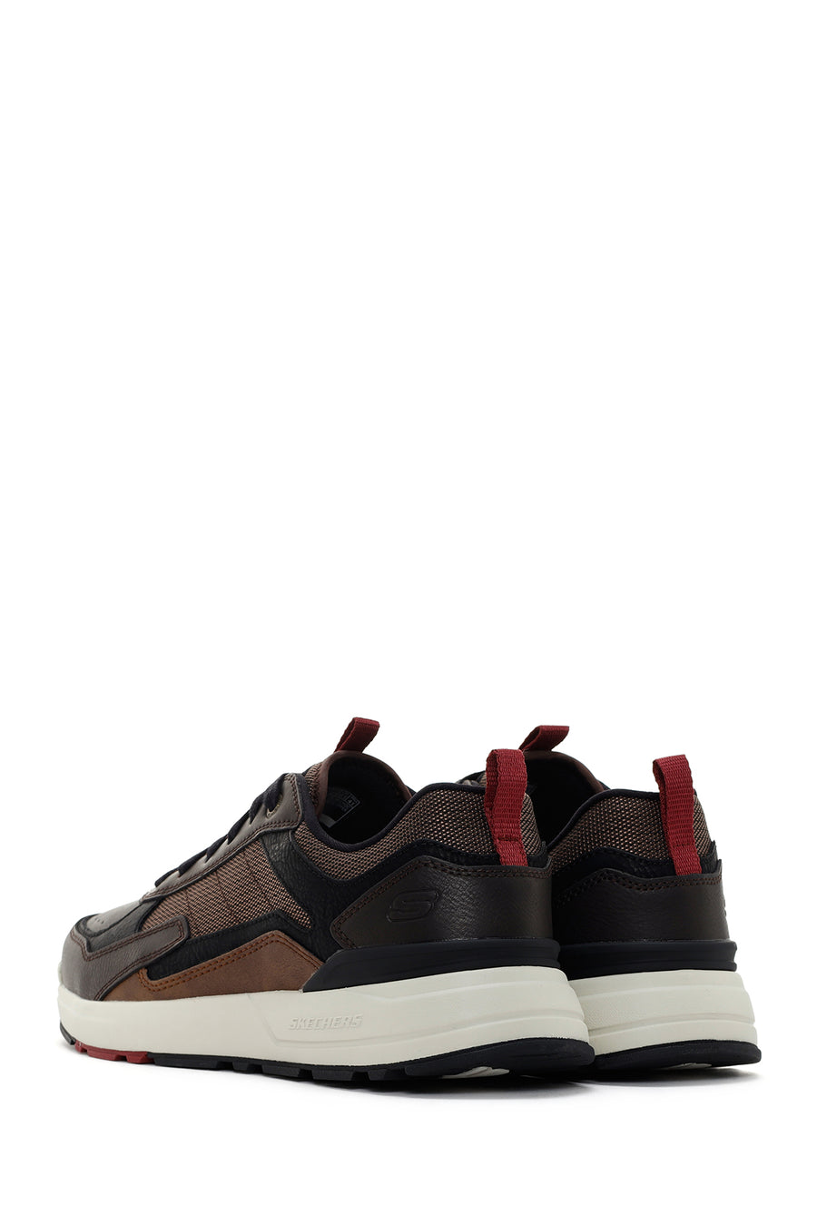 Skechers Erkek Kahverengi Rozier Willron Deri Sneaker