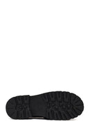 Women's Brown Thick-Soled Suede Leather Loafer | Derimod
