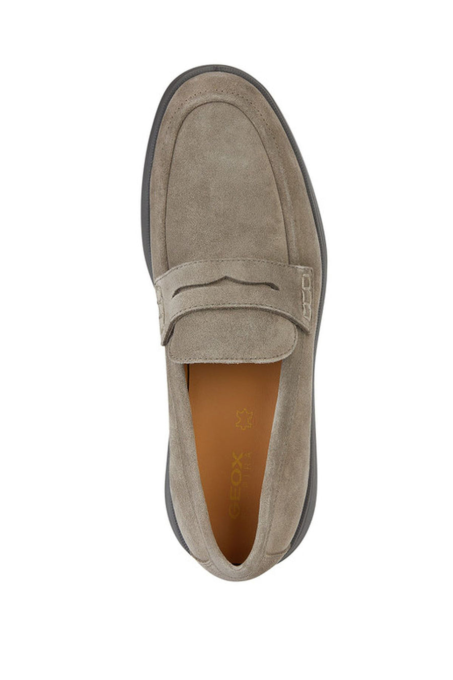 Geox Men's Mink Spherica Ec10 Suede Leather Loafer
