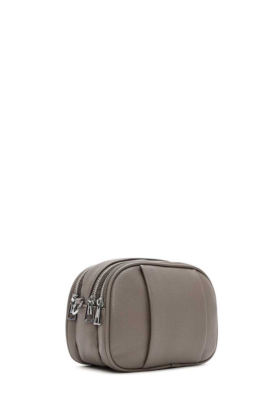 Women's Gray Long Strap Crossbody Bag